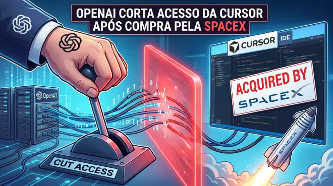 OpenAI corta acesso da Cursor após compra pela SpaceX de Elon Musk — e reacende briga histórica