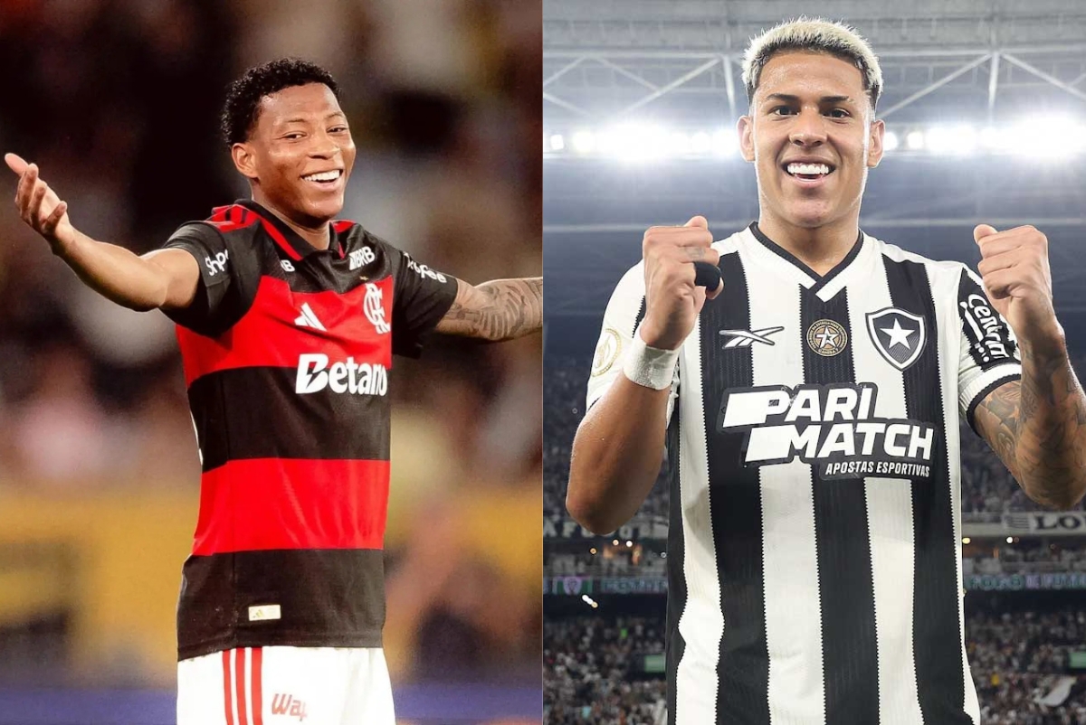 Plata e Matheus Martins | Fotos: Divulação Flamengo e Vitor Silva