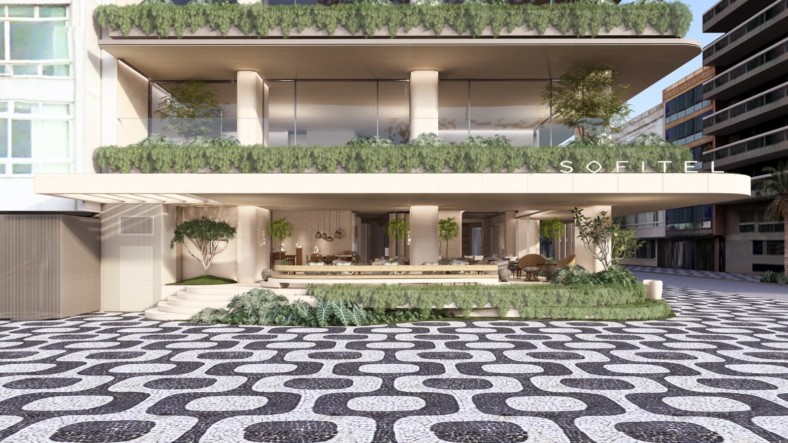 projeto da Fachada Sofitel Ipanema