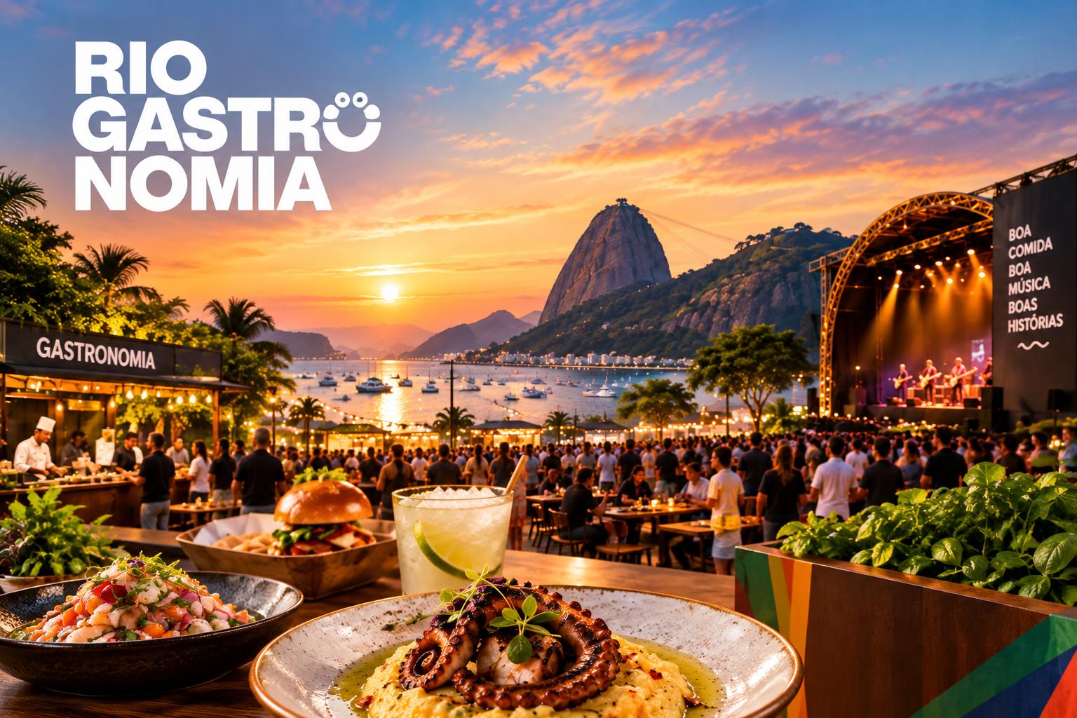 Rio Gastronomia celebra os sabores do Brasil com grandes chefs, restaurantes e atrações musicais