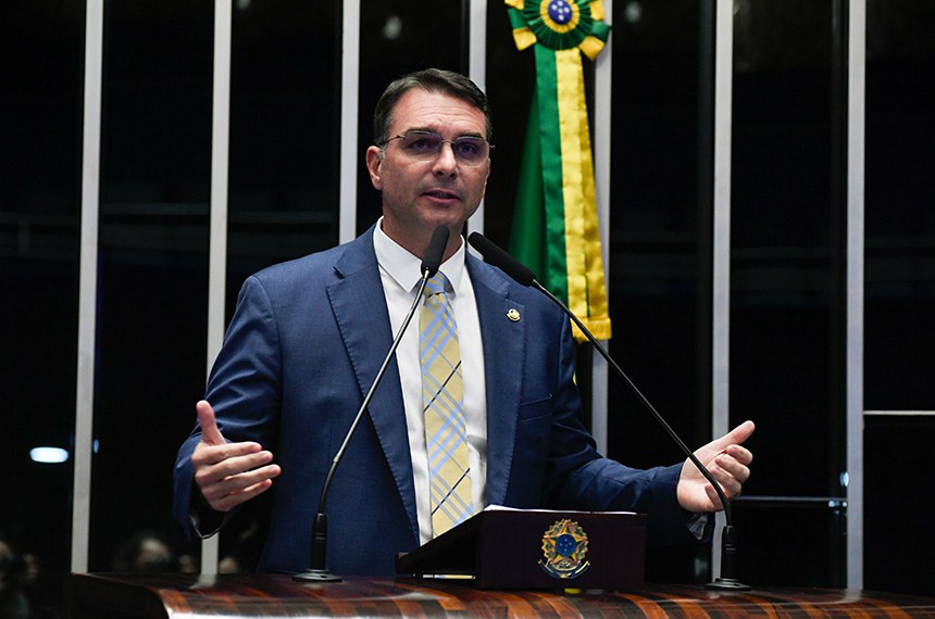 Flávio Bolsonaro. Foto: Senado Federal