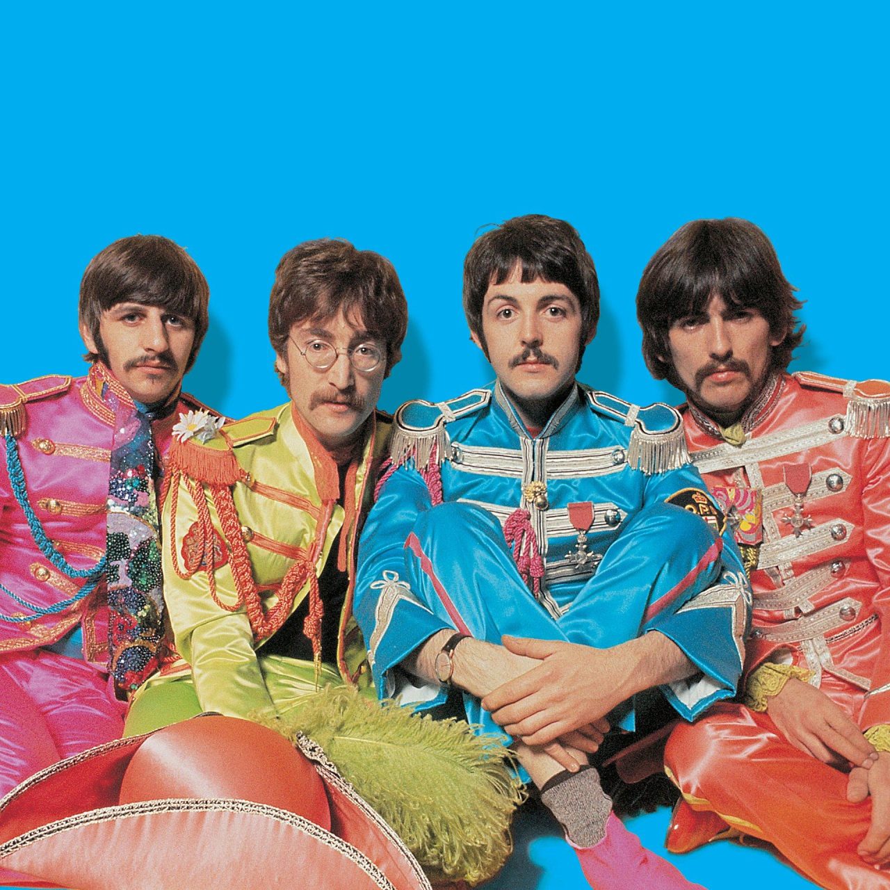 Ringo Starr, John Lennon, Paul McCartney e George Harrison dos Beatles. Foto: Reprodução
